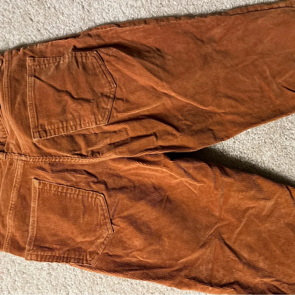 Everlane Baby Cord burnt orange corduroy pants - Picture 4 of 6
